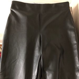 Express faux leather leggings